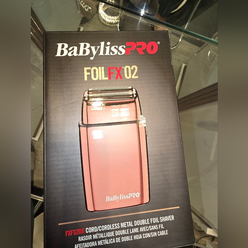Babyliss Pro FiolFX02 cordless double foil shaver. New